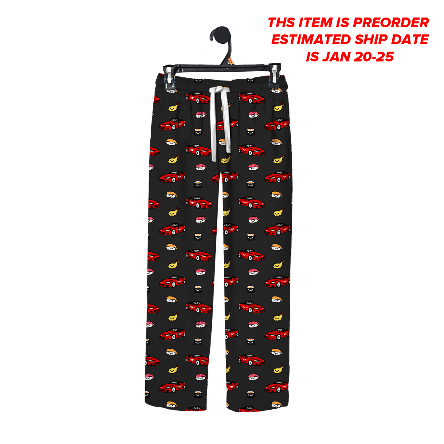 Black Sushi S2000 Pajama Pants