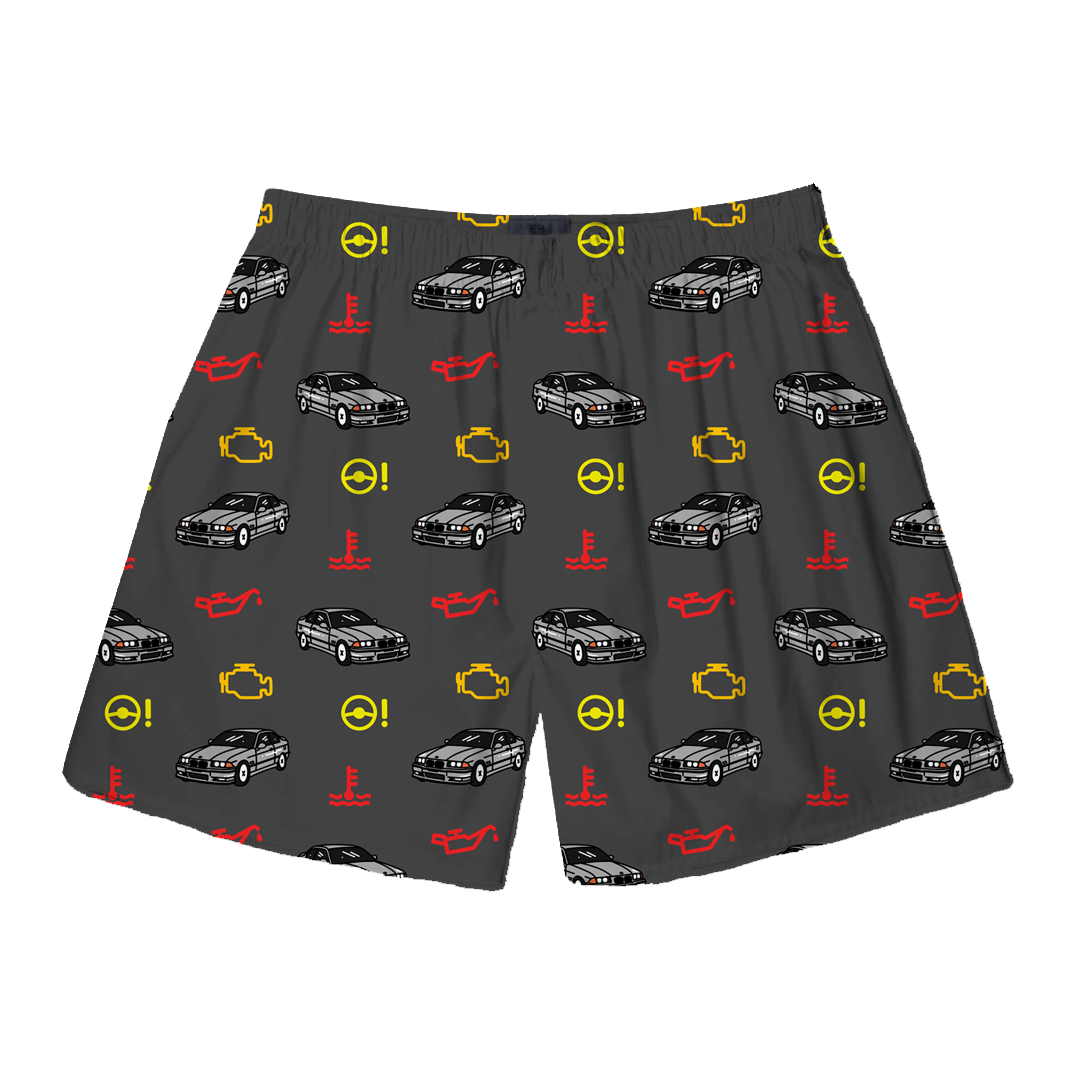 Gray E36 Pajama Shorts