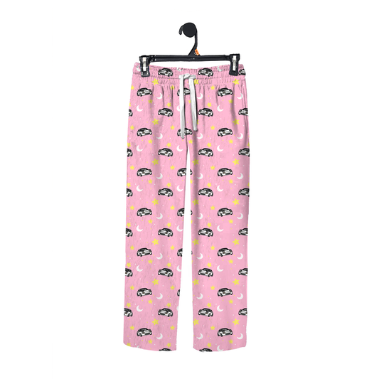 Pink Starry Miata Pajama Pants