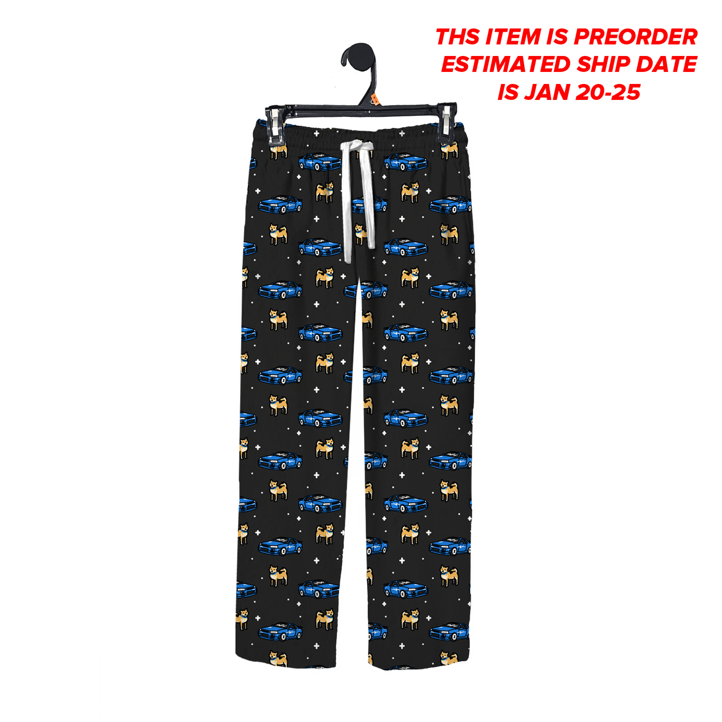 Blue Shiba Skyline R34 Pajama Pants