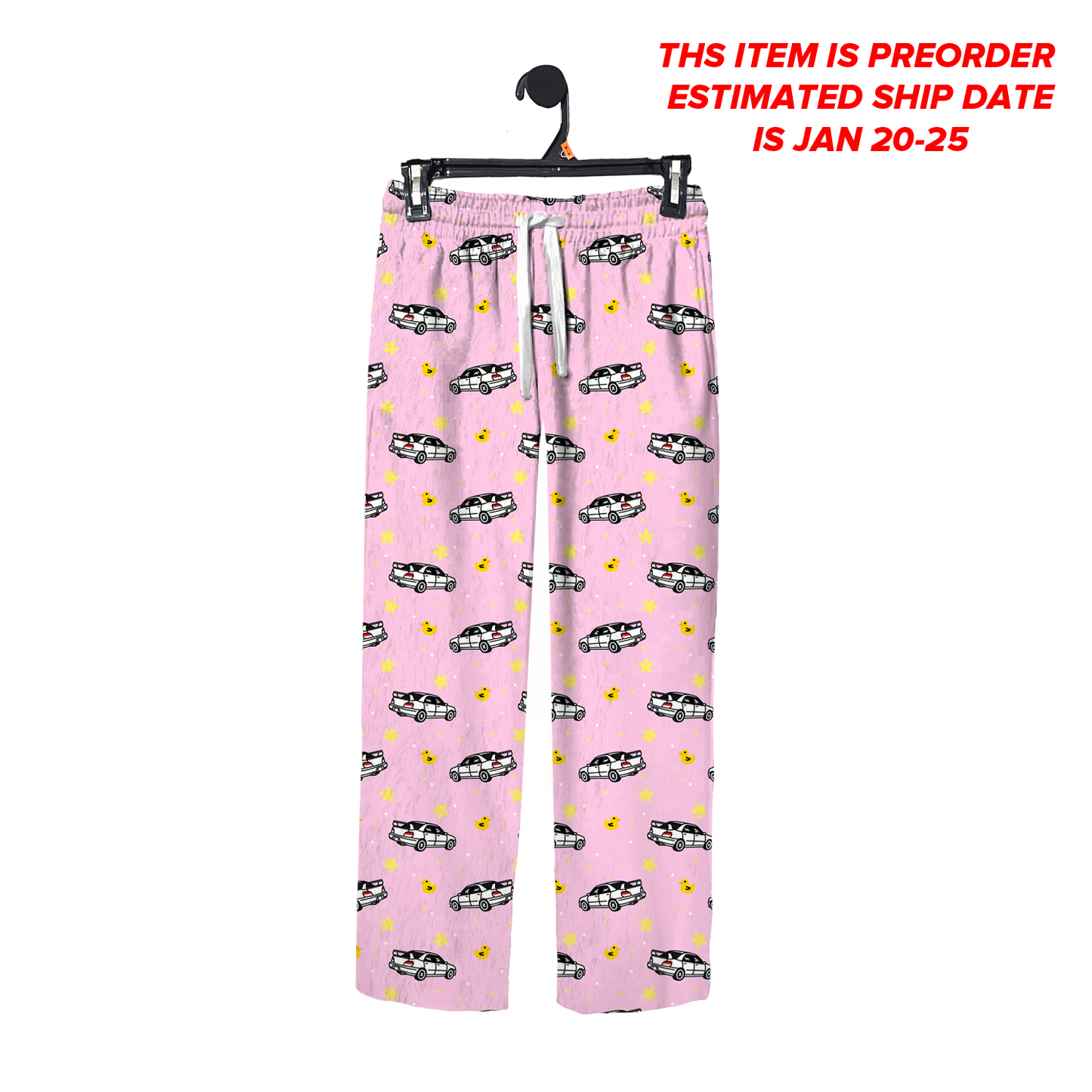 Pink Duckie WRX Pajama Pants