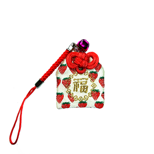 White Strawberry Omamori